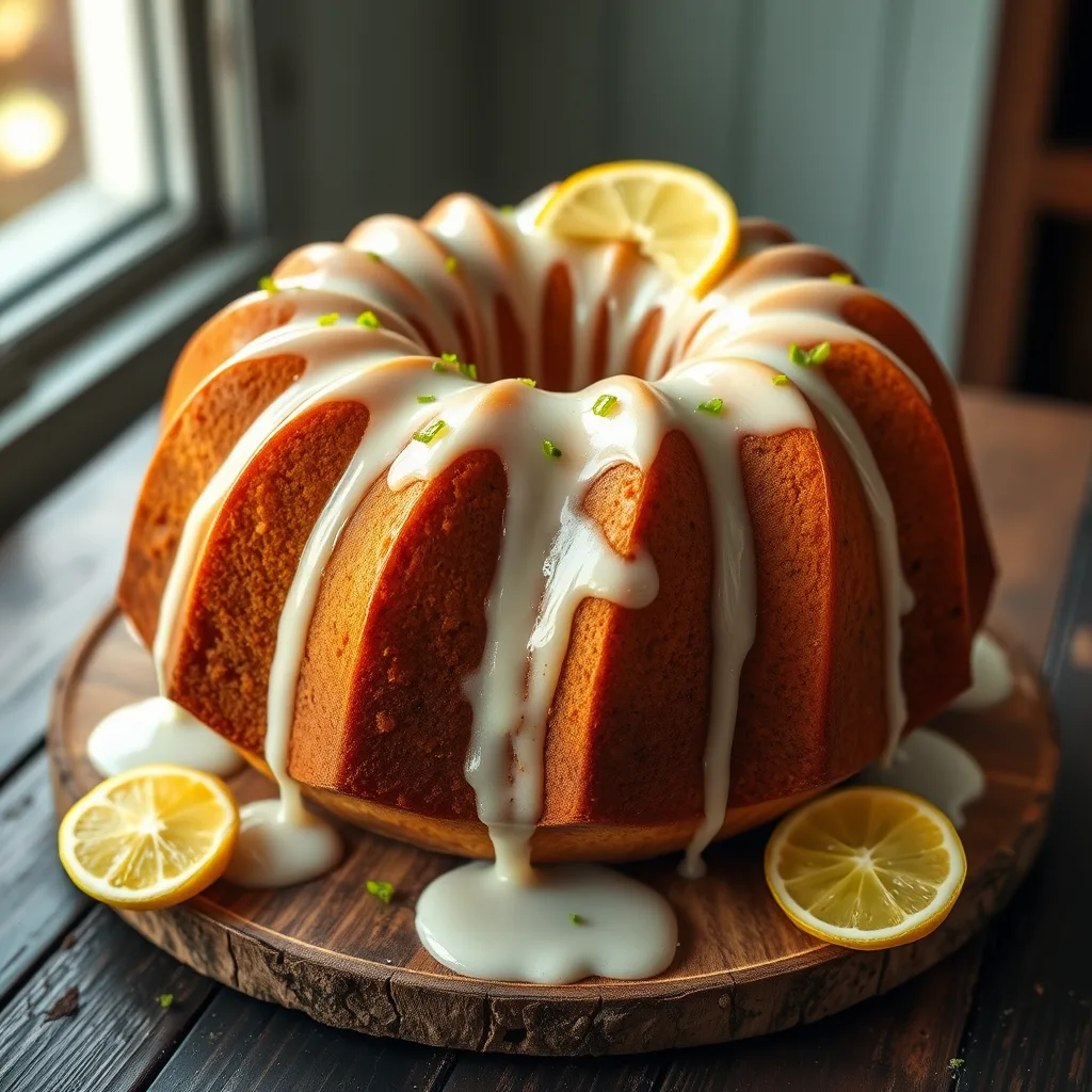 Receita de Bolo de Limão com Glacê