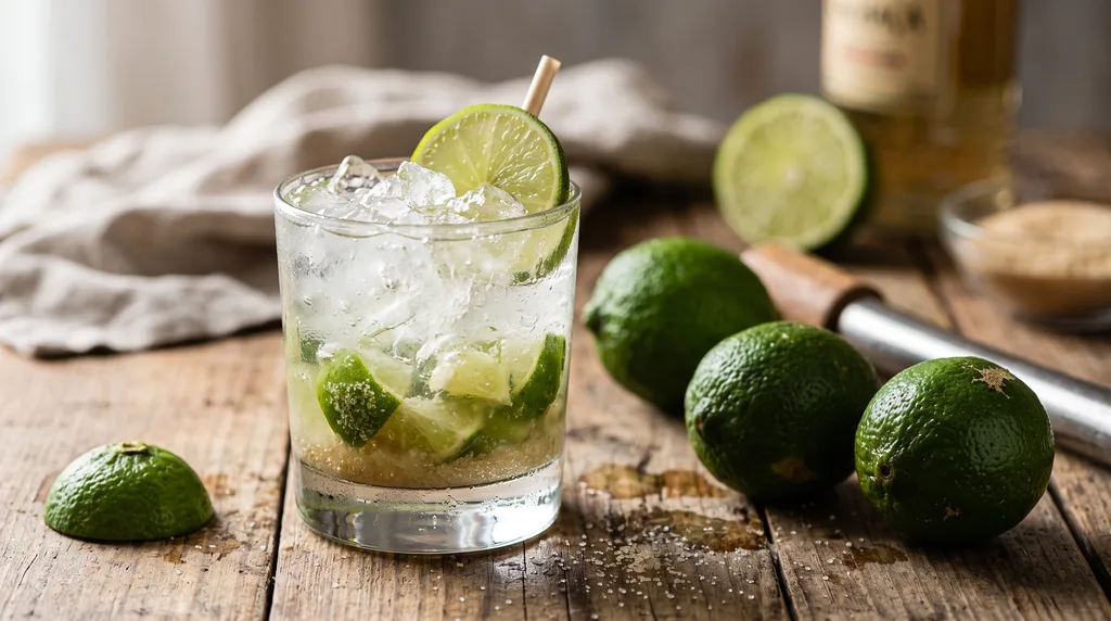 Receita de Caipirinha de Limão Tradicional