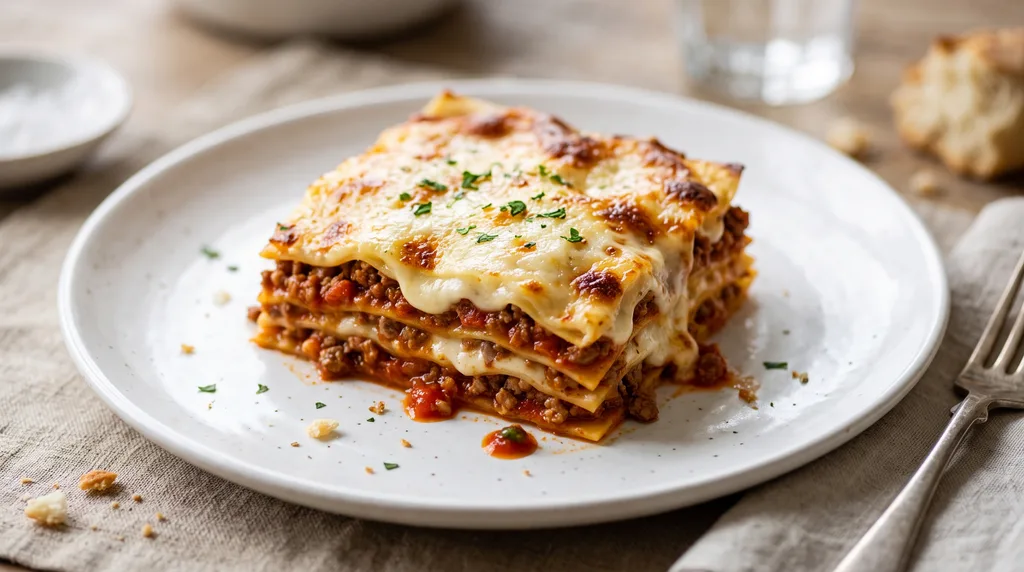 Receita de Lasanha Bolonhesa de Carne